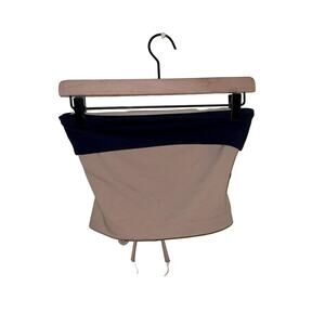 TIGER MIST cropped tube top with tie back XS